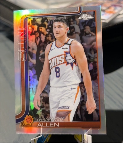 2025-26 Topps Chrome #107 Grayson Allen — front