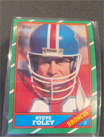 1986 Topps #123 Steve Foley — front