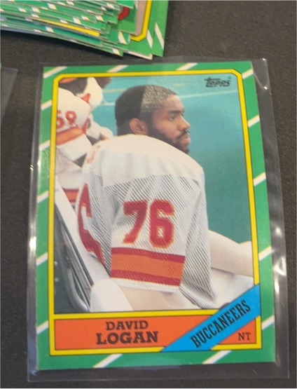 1986 Topps #381 David Logan — front