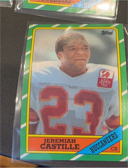 1986 Topps #382 Jeremiah Castille — front