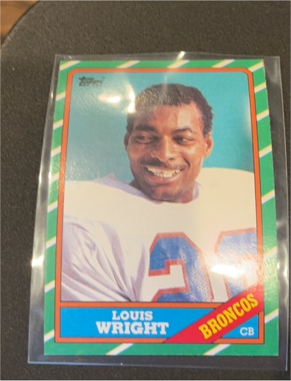 1986 Topps #120 Louis Wright — front