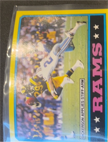 1986 Topps #76b Eric Dickerson Rams Team Leaders — front