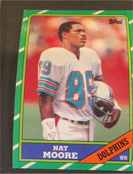 1986 Topps #50 Nat Moore — front