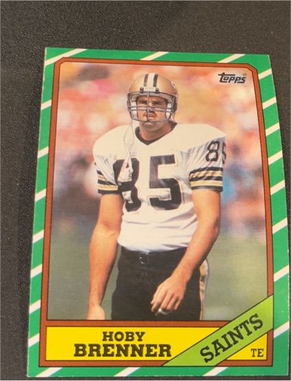 1986 Topps Football #342 Hoby Brenner — front