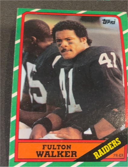 1986 Topps #66 Fulton Walker — front