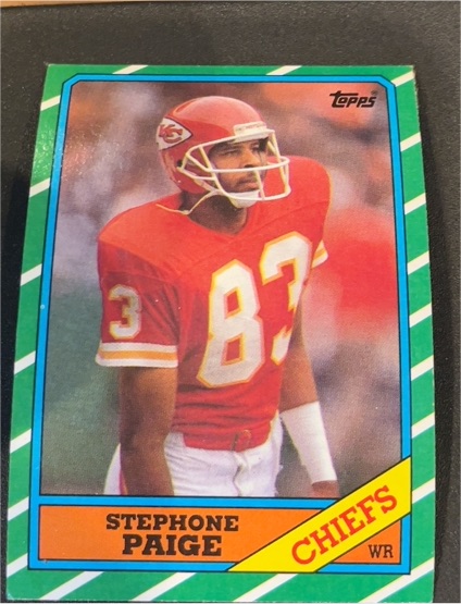 1986 Topps #306 Stephone Paige — front