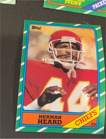 1986 Topps #304 Herman Heard — front
