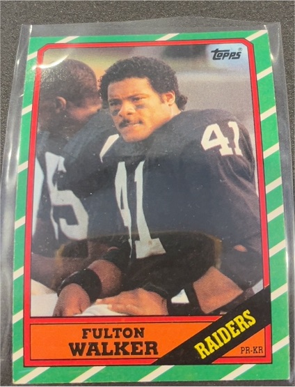 1986 Topps #66 Fulton Walker — front