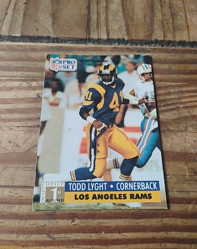 1991 Pro Set 1st Round Draft Choice #Todd Lyght — front