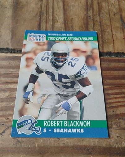 1990 Pro Set #703 Robert Blackmon — front