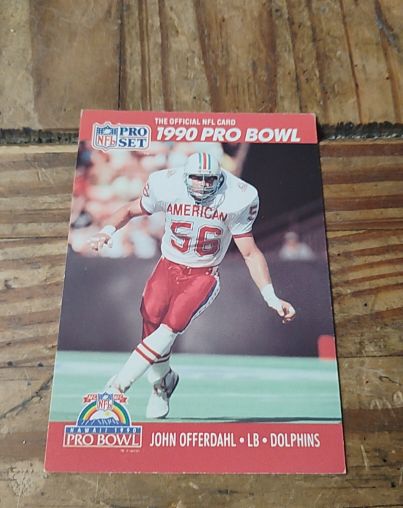 1990 Pro Set #362 John Offerdahl — front