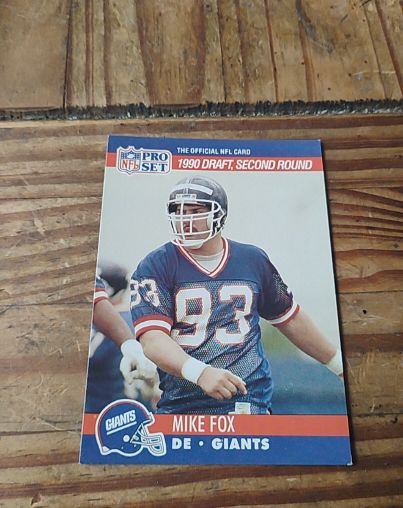 1990 Pro Set #720 Mike Fox — front