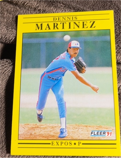 1991 Fleer #238 Dennis Martinez — front