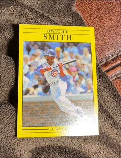 1991 Fleer #432 Dwight Smith — front