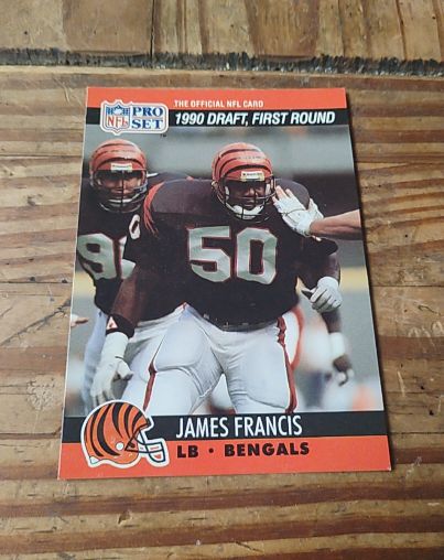 1990 Pro Set #680 James Francis — front