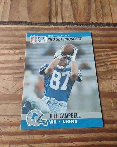 1990 Pro Set #732 Jeff Campbell — front