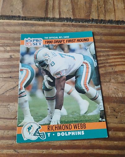 1990 Pro Set #677 Richmond Webb — front