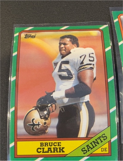 1986 Topps #345 Bruce Clark — front