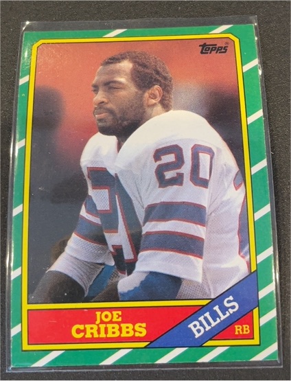 1986 Topps #385 Joe Cribbs — front