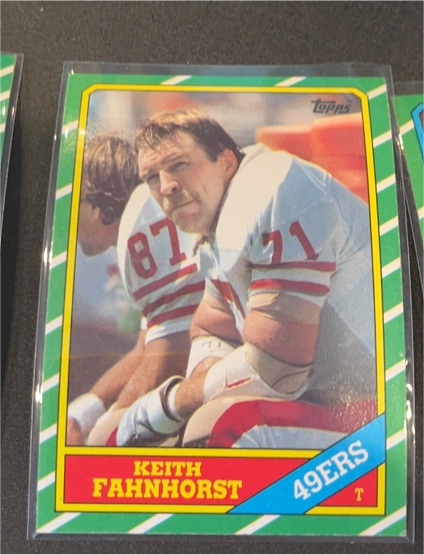 1986 Topps #163 Keith Fahnhorst — front