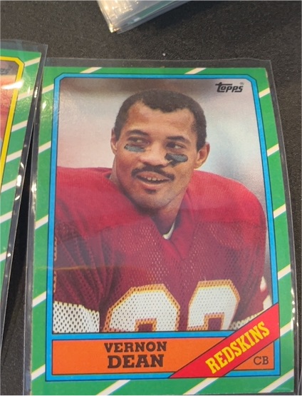 1986 Topps #182 Vernon Dean — front