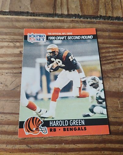 1990 Pro Set #707 Harold Green — front