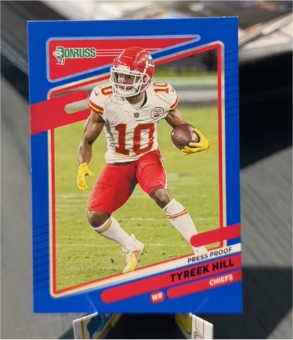 2021 Panini Donruss #117 Tyreek Hill — front