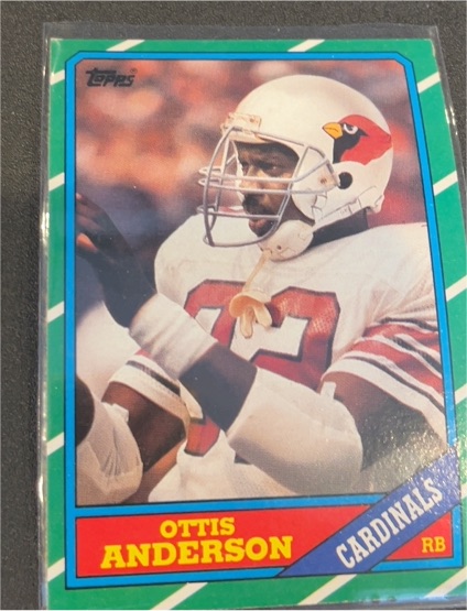 1986 Topps #329 Ottis Anderson — front