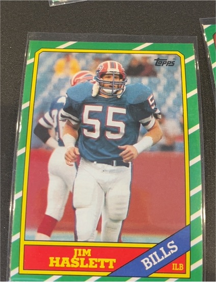 1986 Topps #392 Jim Haslett — front