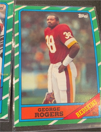 1986 Topps #173 George Rogers — front