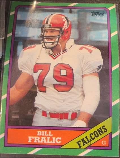 1986 Topps #367 Bill Fralic — front