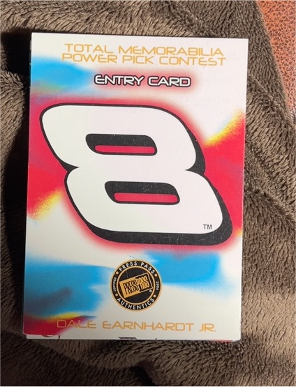 2004 Press Pass Total Memorabilia Power Pick Entry Card #8 Dale Earnhardt Jr. — front