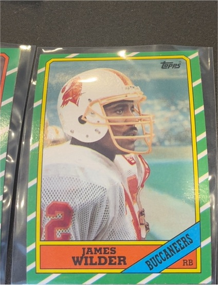 1986 Topps #375 James Wilder — front
