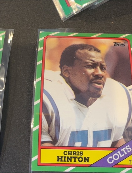 1986 Topps #321 Chris Hinton — front