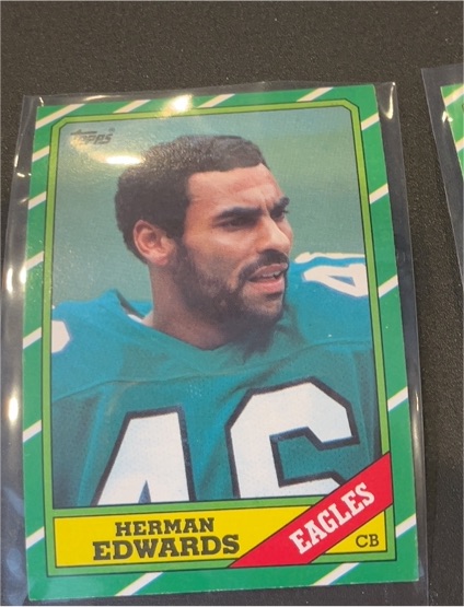 1986 Topps #277 Herman Edwards — front