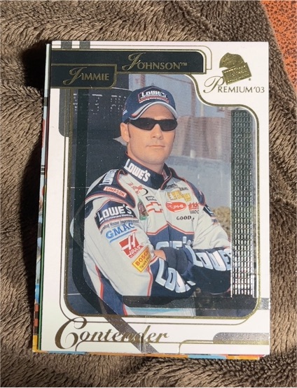 2003 Press Pass Premium #P13 Jimmie Johnson — front