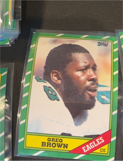 1986 Topps #276 Greg Brown — front