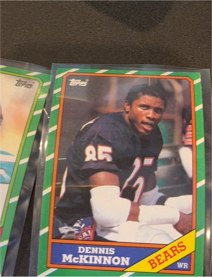 1986 Topps #14 Dennis McKinnon — front