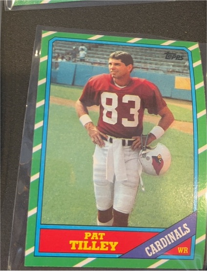 1986 Topps #331 Pat Tilley — front