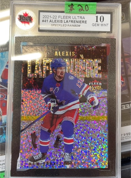 2021-22 Fleer Ultra #41 Alexis Lafrenière — front
