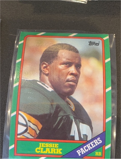 1986 Topps #217 Jessie Clark — front