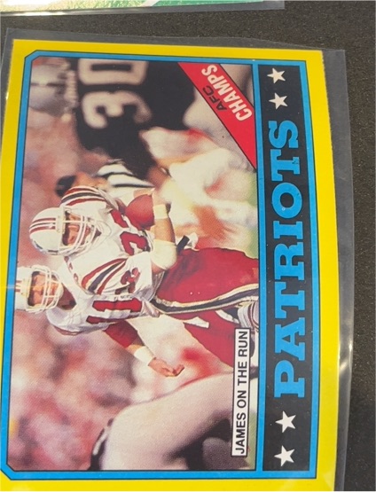 1986 Topps #29 Patriots Team Leaders — front
