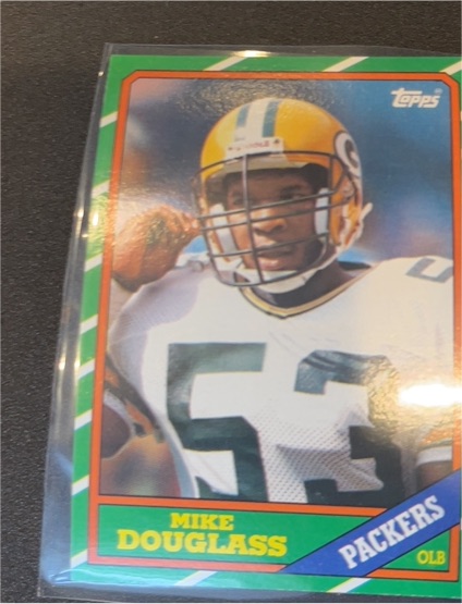 1986 Topps #222 Mike Douglass — front