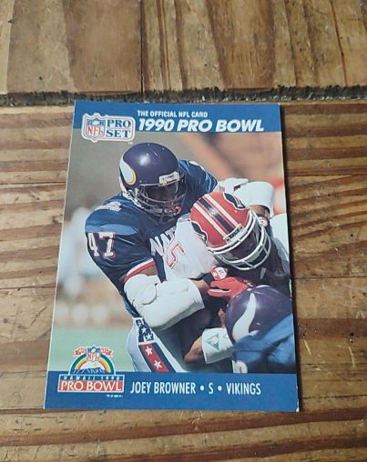 1990 Pro Set #382 Joey Browner Minnesota Vikings — front