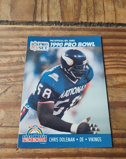 1990 Pro Set #413 Chris Doleman — front