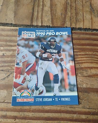 1990 Pro Set #398 Steve Jordan — front