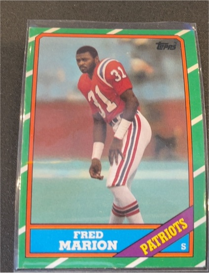 1986 Topps #42b Fred Marion — front