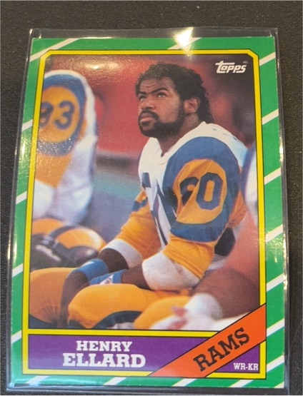 1986 Topps #79 Henry Ellard — front