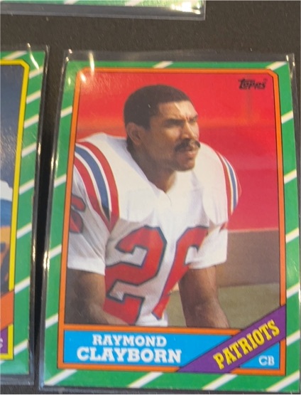 1986 Topps #41 Raymond Clayborn — front