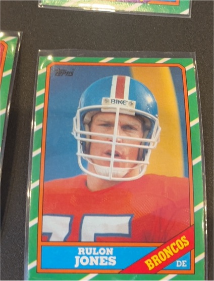1986 Topps #118 Rulon Jones — front